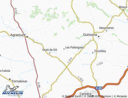 MICHELIN Les Pallargues map - ViaMichelin