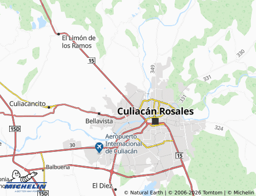 MICHELIN Los Laureles map - ViaMichelin