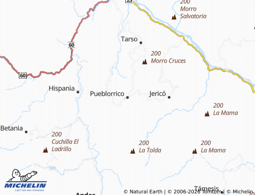 Carte MICHELIN Pueblorrico - ViaMichelin