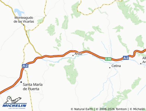 Mappa MICHELIN Ariza - ViaMichelin
