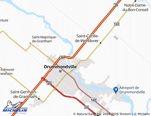 Mappa MICHELIN Saint-Charles-de-Drummond - ViaMichelin