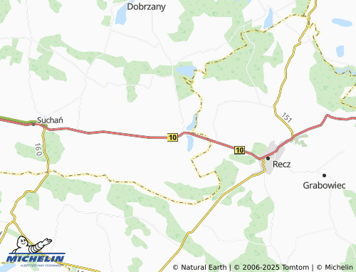 MICHELIN Wapnica map - ViaMichelin