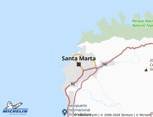 Mappa MICHELIN Los Cocos - ViaMichelin