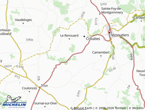 MICHELIN Hostellerie Faroult map - ViaMichelin