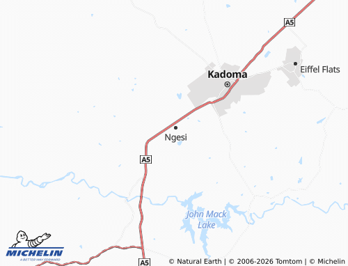 Mappa MICHELIN Ngesi Extension - ViaMichelin