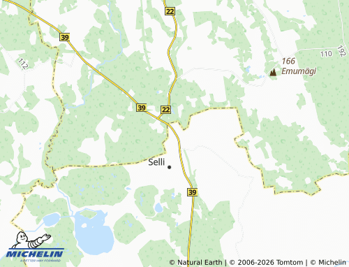 Mapa MICHELIN Vägeva - ViaMichelin