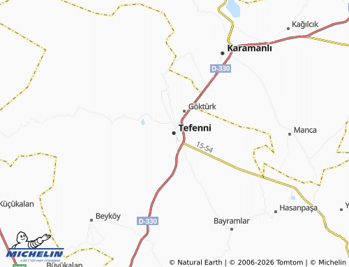 MICHELIN Yokuş map - ViaMichelin