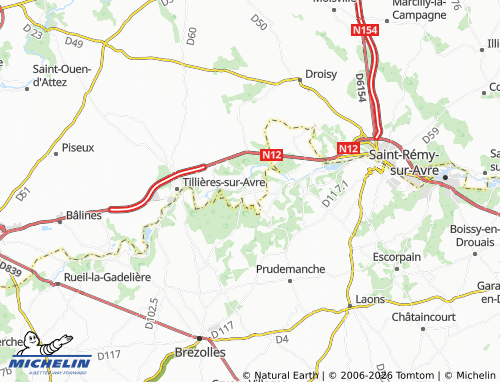 MICHELIN-Landkarte Les Brûlés - ViaMichelin