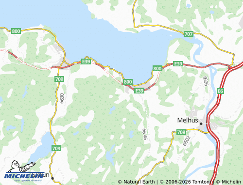 MICHELIN Sandbrauta map - ViaMichelin