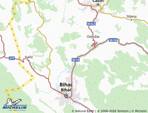 MICHELIN Brekovica map - ViaMichelin