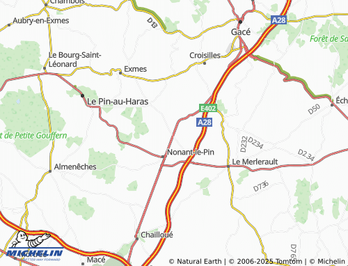 MICHELIN La Corbette map - ViaMichelin