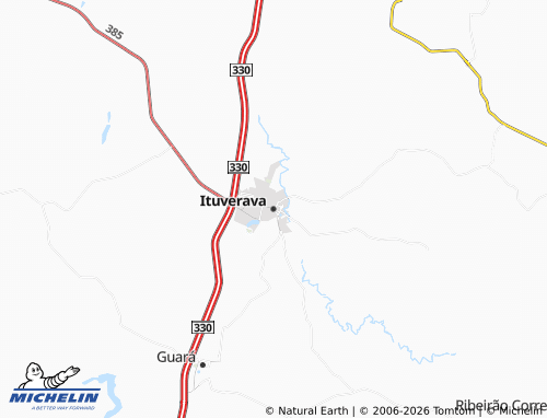 Mapa MICHELIN Ituverava - ViaMichelin