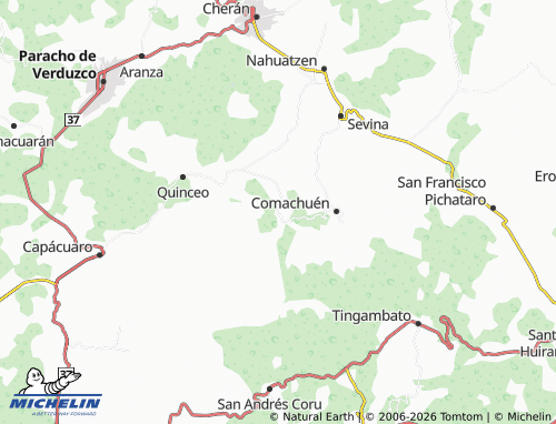 Mapa MICHELIN Turícuaro - ViaMichelin