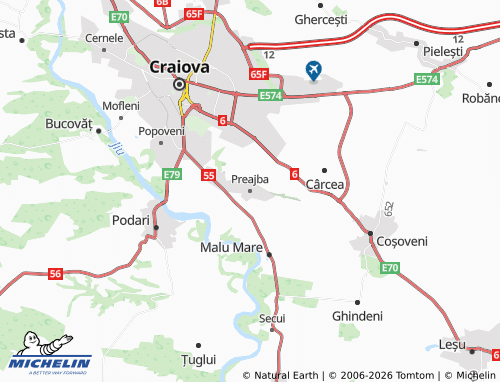 Mappa MICHELIN Preajba - ViaMichelin