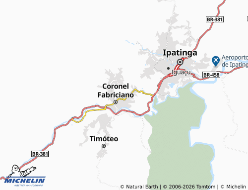 Mappa MICHELIN Chacreamento Caladinho - ViaMichelin