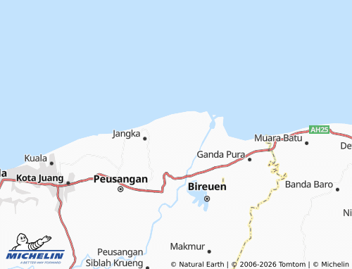 MICHELIN Bugak Mesjid map - ViaMichelin