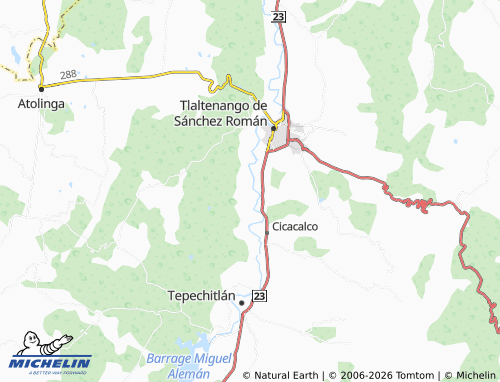MICHELIN Los Llamas map - ViaMichelin