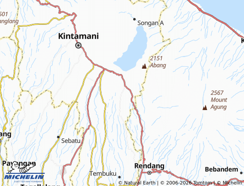 Mapa MICHELIN Abang Batu Dinding - ViaMichelin