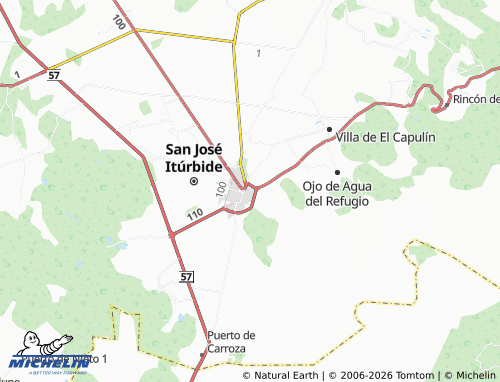 Mappa MICHELIN Peña Taurina - ViaMichelin