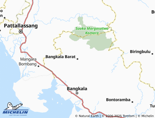 MICHELIN Bangkala Barat map - ViaMichelin