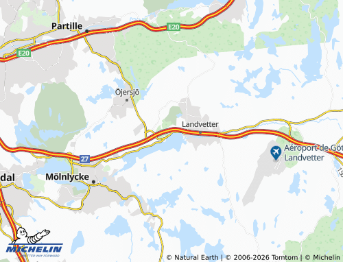 Mappa MICHELIN Bårekulla - ViaMichelin