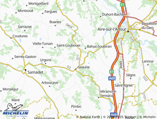 MICHELIN-Landkarte Pécorade - ViaMichelin