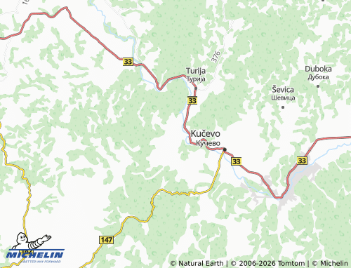 Mapa MICHELIN Kaona - ViaMichelin