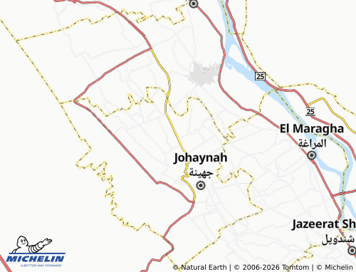 Mappa MICHELIN al-Harafishah - ViaMichelin