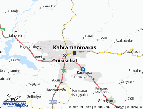 MICHELIN Şeyh Adil map - ViaMichelin