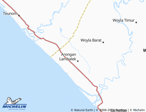MICHELIN Peulanteu Lb map - ViaMichelin