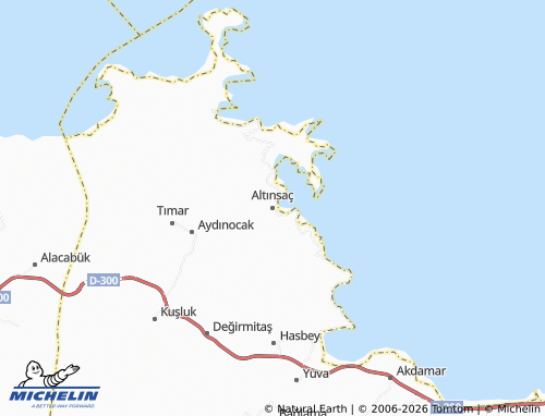 Mappa MICHELIN Altınsaç - ViaMichelin