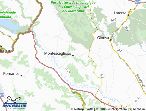 Mappa MICHELIN Montescaglioso - ViaMichelin