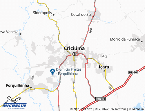 Mappa MICHELIN São José - ViaMichelin