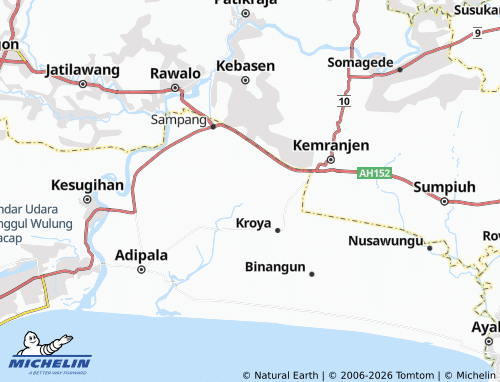 MICHELIN Gentasari map - ViaMichelin
