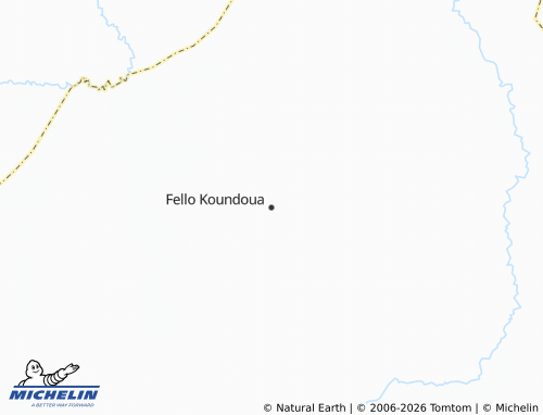Carte MICHELIN Fello Koundoua - ViaMichelin