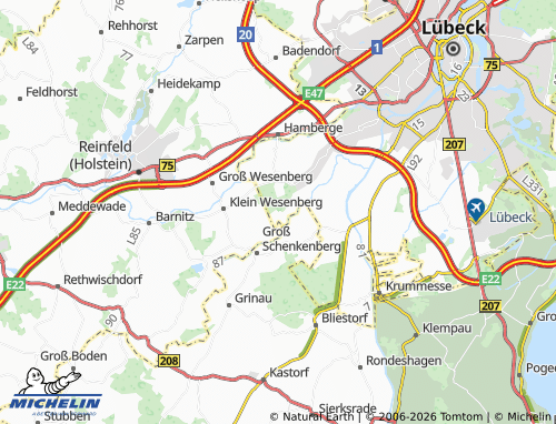 MICHELIN Moorgarten map - ViaMichelin