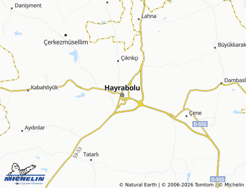 Mappa MICHELIN Hisar - ViaMichelin