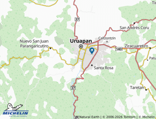 Mapa MICHELIN Tenencia de Jicalán - ViaMichelin