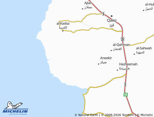 MICHELIN-Landkarte al-Bareem - ViaMichelin