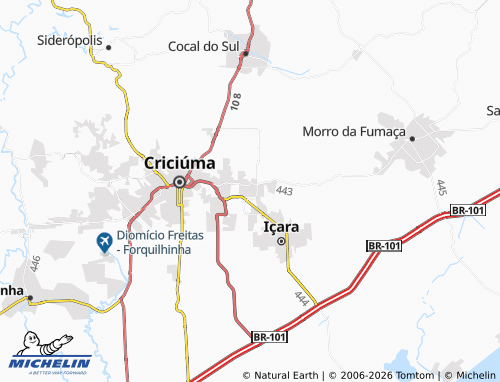 Mappa MICHELIN Presidente Vargas - ViaMichelin