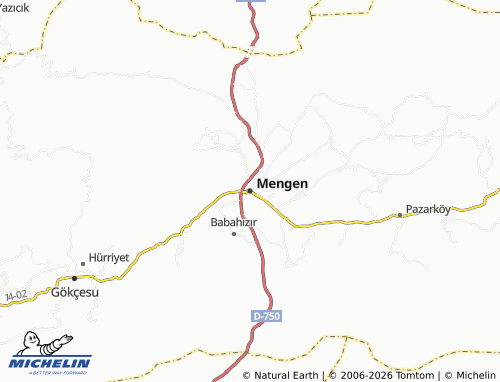 Mappa MICHELIN Mengen - ViaMichelin