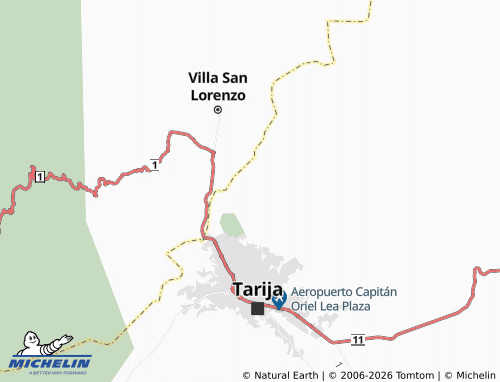 MICHELIN Monte Centro map - ViaMichelin