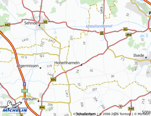 MICHELIN Harber map - ViaMichelin