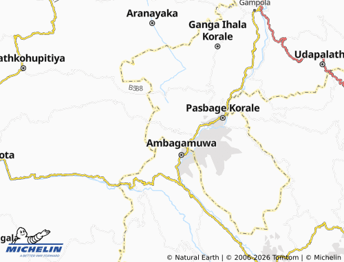 MICHELIN Balanthota North map - ViaMichelin