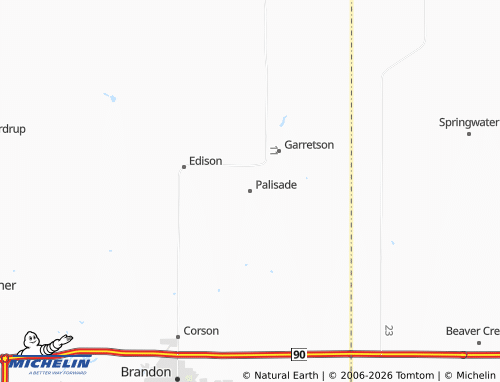 Kaart MICHELIN Palisade - ViaMichelin