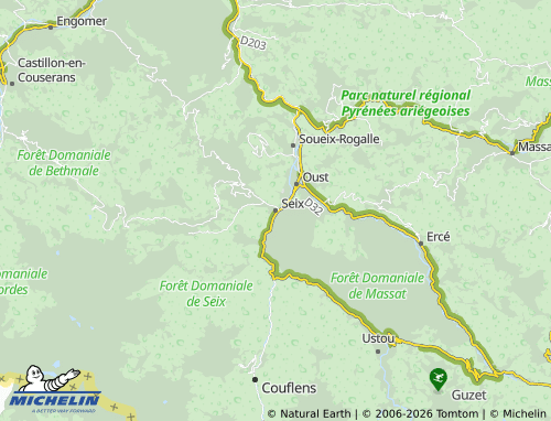Mappa MICHELIN Seix - ViaMichelin