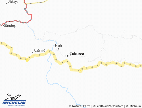 MICHELIN Cumhuriyet map - ViaMichelin