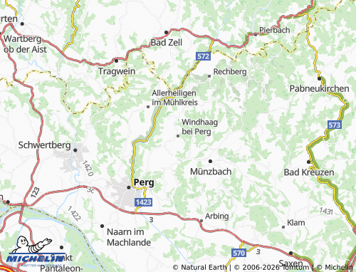 Mappa MICHELIN Windhaag bei Perg - ViaMichelin