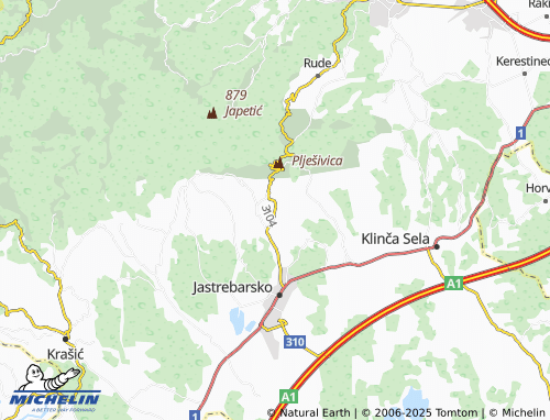 MICHELIN Bresnica map - ViaMichelin