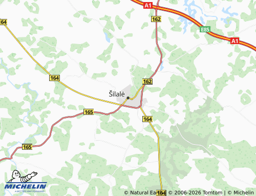 Mapa MICHELIN Šilalė - ViaMichelin